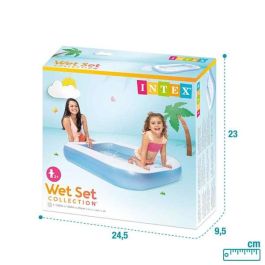 Piscina hinchable bebé rectangular (capacidad 90 litros) (+2 años) 166x100x25cm Piscina hinchable bebé rectangular (capacidad 90 litros) (+2 años) 166x100x25cm