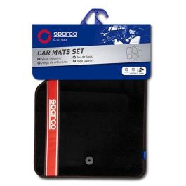 Sparco 03763BRS Alfombras de Moqueta Strada Universales Antideslizantes Negro/Rojo Sparco 03763BRS Alfombras de Moqueta Strada Universales Antideslizantes Negro/Rojo