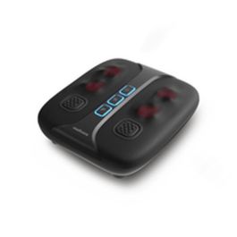 MEDISANA LM 100 - Masajeador Energizante de Pies y Piernas 2 en 1 Shiatsu + Vibración Estimulante, 2 Intensidades + Calor, Negro