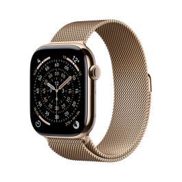 Apple Watch Series 11 GPS/Cellular 46mm Titanio Dorado Correa Milanese Dorada Loop M/L MFD84QL/A