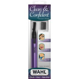 Wahl 5640-116 Recortadora Facial Higiénica Mujer Micro Finish para Cejas y Zonas Íntimas, Fácil de Usar