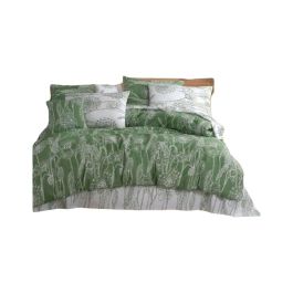 Juego de cama ASI8684282608837 - 1 funda nórdica 220x240 cm + 2 fundas de almohada 60x60 cm - 100% algodón reforzado - Verde Juego de cama ASI8684282608837 - 1 funda nórdica 220x240 cm + 2 fundas de almohada 60x60 cm - 100% algodón reforzado - Verde Precio: 60.5. SKU: B15G4S8SB8