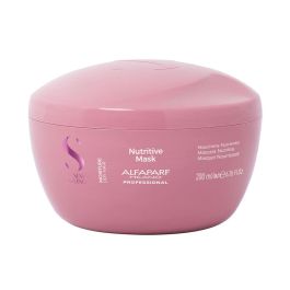 Alfaparf Milano Semi Di Lino Mascarilla Nutritiva Moisture para Cabello Seco y Dañado, Revitaliza, Suaviza, Aporta Brillo - 200 mL