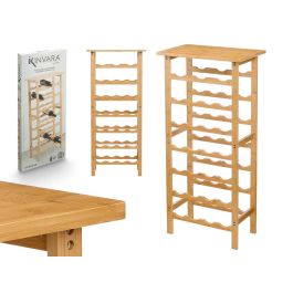 Kinvara Botellero de Bambú para 27 Botellas, Almacenamiento Natural para Vino, 47 x 102 x 29 cm Precio: 37.79000005. SKU: B1D3S3DKPX