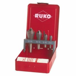 Juego de avellanadores RUKO Acero de alta velocidad (HSS) 4 Piezas Juego de avellanadores RUKO Acero de alta velocidad (HSS) 4 Piezas Precio: 176.94999949. SKU: B14XJQZX5G