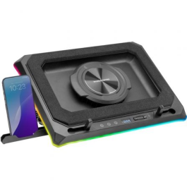 Mars Gaming MNBC-ULTRA Base Refrigeradora para Portátiles 18" - Ventilador 140mm 2400RPM, RGB, Hub USB 4P, 5 Posiciones Ajustable. Precio: 48.50000045. SKU: B1EJAZDAZB