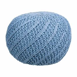 Puff Alexandra House Living Azul claro Poliestireno 45 x 30 x 45 cm