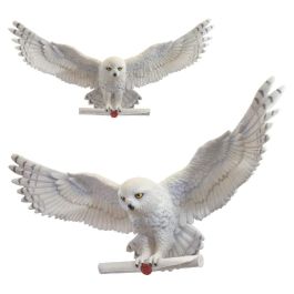 The Noble Collection Figura de Pared Hedwig Harry Potter | Escultura Búho 46 cm Pintada a Mano con Pergamino y Sello Cera The Noble Collection Figura de Pared Hedwig Harry Potter | Escultura Búho 46 cm Pintada a Mano con Pergamino y Sello Cera