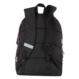 PERONA Mochila Escolar Tik Tok 42cm, con Bolsillo Botella, Tirantes Acolchados, Adaptable a Carro y Cintas Reflectantes para Niños