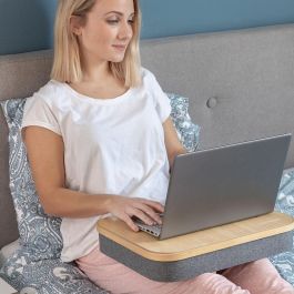 Escritorio Portátil con Bandeja de Almacenaje Larage InnovaGoods