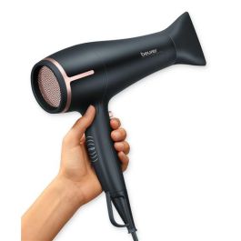 Beurer HC-60 Secador de Pelo 1.400 W con Tecnología ECO, Iónica y Sensor Táctil para Ahorro de Energía y Pelo Brillante