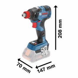 Bosch Professional Kit Combo 2 Herramientas 18V: Atornillador de Impacto GDX 18V-200, Taladro GSR 18V-55, 2 Baterías 4.0Ah y Cargador