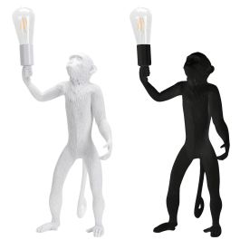 DKD Home Decor Lámpara Sobremesa Colonial Blanco Negro 34 x 55 x 31 cm (2 Unidades) Precio: 68.99000009. SKU: S3014672