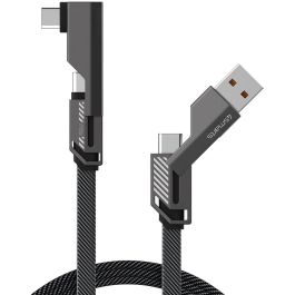 4smarts Cable USB-C ComboCord Flat, 240W, 1.5m, Carga Rápida y Datos, Diseño de Ángulo Recto Precio: 30.50000052. SKU: B1B795CB9C