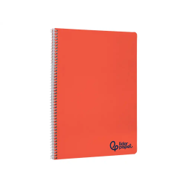 Liderpapel Cuaderno Espiral A5 Wonder Tapa Plástico 80 Hojas 90gr Liso Colores Surtidos
