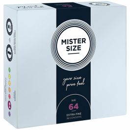 Preservativos Mister Size Pure Fell Extra Fine Ø 6,4 cm Precio: 23.58999968. SKU: S13015459