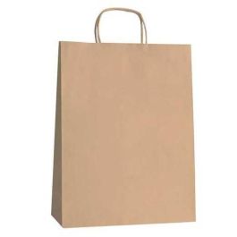 Fama Bolsa Asa Retorcida Papel Marrón 125gr 21x11x29 cm (25 Unidades) (25 Unidades) Precio: 6.7899997. SKU: B17SHHZFWT