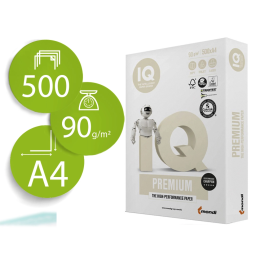 Iq premium Papel Din A4 90 Gramos Paquete de 500 Hojas Blanco Multifuncion Precio: 7.69000012. SKU: B1DN623KXW