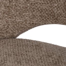 Silla Beige Tejido-Metal Salón 48 X 61 X 85 cm