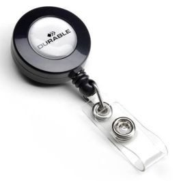 Durable Cordón Extensible con Botón 80 cm Antracita -10U- Precio: 16.94999944. SKU: S8404410