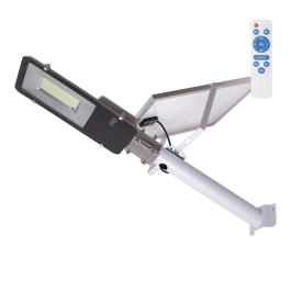 BX3 LIGHT Luminaria Vial Solar 100W IP65 6000K, Farola LED para Alumbrado Público, Entornos Urbanos y Residenciales, Modelo BX3-FAR-SOL