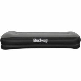 Bestway Colchón Hinchable 671BT Tritech Twin para 1 Persona con Bomba USB Integrada, 1.91 m x 97 cm x 36 cm