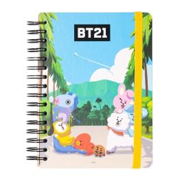 ERIK Cuaderno A5 BT21 90 Hojas Tapa Dura Wire-o Cierre Elástico con Bolsillo Interior y Esquinas Redondeadas Precio: 8.49999953. SKU: B1CL8RR6TD
