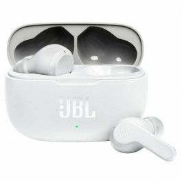 Auriculares Bluetooth con Micrófono JBL JBLW200TWSWHT Blanco Auriculares Bluetooth con Micrófono JBL JBLW200TWSWHT Blanco