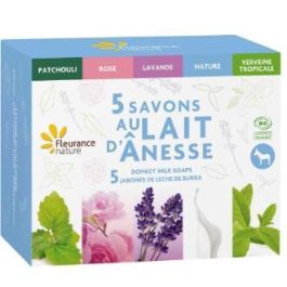 FLEURANCE NATURE Cofre 5 Jabones con Leche de Burra Surtidos: Natural, Rosa, Lavanda, Verbena y Pachulí Precio: 23.50000048. SKU: B14BTBM8ZE