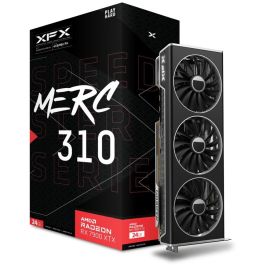 XFX RX 7900XTX 24GB GDDR6 Merc310 Black Edition Tarjeta Gráfica con 3 Ventiladores