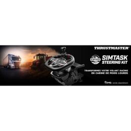 Thrustmaster SimTask Steering Kit, Soporte Para Volante De Carreras Y Pomo Giratorio Para Simulaciones De Conducción De Vehículos Pesados, Compatible Con Volantes De Carreras T128 Y T248