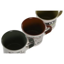 Taza Vintage DKD Home Decor Verde Blanco 8.3 x 7 x 10.5 cm (12 Unidades) Taza Vintage DKD Home Decor Verde Blanco 8.3 x 7 x 10.5 cm (12 Unidades)