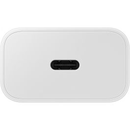 Samsung Cargador de Pared Power 25W USB-C Blanco + Cable USB-C a USB-C Blanco EP-T2510XWEGEU