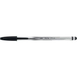 Bolígrafo de Tinta de Aceite Bic Cristal Stylus 9021211/ para Pantallas Táctiles/ Negro