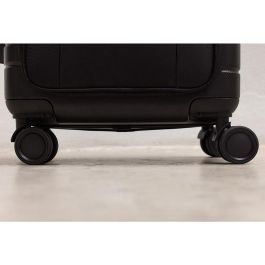 Numada 1200608 Maleta de cabina 38L negra rígida 55x35.5x23.5cm con cierre TSA y puerto USB