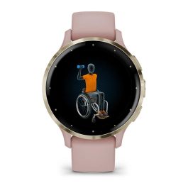 Garmin Venu 3S Dust Rose/Soft Gold Reloj Inteligente AMOLED Táctil GPS 1.2" 8GB 5 ATM Unisex
