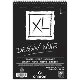 Bloc De Dibujo Canson Xl Black Drawing Con Espiral Doble Grano Fino Y Grueso A5 150G 20H Precio: 5.50000048. SKU: B17CAKT9A2