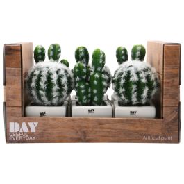 Day Cactus Artificial Maceta Plástico Mate Formas Surtidas Alto Redondo H 17 Cm H 13 Cm Maceta 7 5x7 5 Cm H 6 Cm