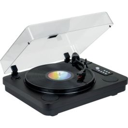 Thomson TT650BT Reproductor Tocadiscos para Discos de Vinilo con Bluetooth, Grabación USB, 2 Altavoces Integrados, Negro