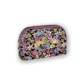 DKD Home Decor Neceser Moderno de Poliéster Multicolor para Aseo Personal y Viajes, Estuche Organizador con Dimensiones 24.5 x 6 x 13 cm