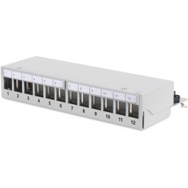 Digitus Patchpanel 12 Puertos Modular 1U para Escritorio Gris