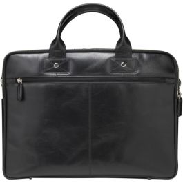dbramante1928 Maletín KRONBORG 16IN Negro para Portátil de hasta 16 Pulgadas en Cuero