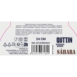 Wok de aluminio forjado 24 cm Full Sahara - Quttin (6 Unidades) Wok de aluminio forjado 24 cm Full Sahara - Quttin (6 Unidades)