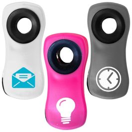 Je cherche une Idee Juego de 3 Pinzas Magnéticas para Nevera para Mensajes y Fotos