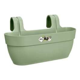 Elho Maceta Vibia Campana Easy Hanger Grande Verde Pistacho L 24,1 x P 46 x H 26,5 cm para Balcón Exterior Precio: 31.58999998. SKU: B135NYJLWP