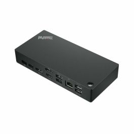 Lenovo ThinkPad Universal USB-C Dock, Estación de Acoplamiento USB 3.2 Gen 1 Type-C, Negro, Puertos HDMI y DisplayPort, Ethernet Precio: 160.79000058. SKU: S55123137