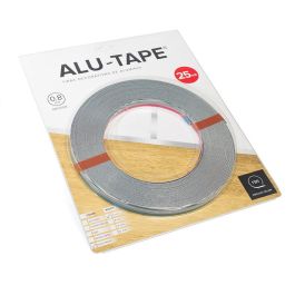 FBS Iana Perfil Embellecedor para Decoración. Acabado Plata Mate, Ancho 6mm, Espesor 0.5mm. Fácil de Curvar, Rollo de 25 Metros.