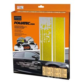 Pegatina Para El Coche Diseño Rayas Dorado FO33954 Pegatina Para El Coche Diseño Rayas Dorado FO33954