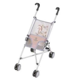 Silla de muñeca plegable - rosa - para muñecas de hasta 48 cm.