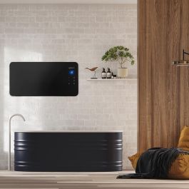 Yoevu Radiador Bajo Consumo Wifi 1500W Convector Cristal Calor Rápido y Eficiente hasta 15m² Control App